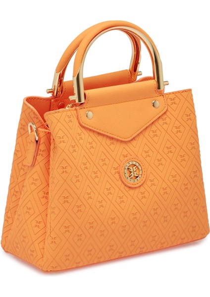 Turuncu Print Kadın Omuz Çantası - S25Y1PR09177-V3F fiyatları