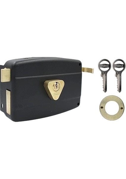 çınar ticaret yuma ym-600 kilit yuma tirajlı kilit oval karşılıksız siyah