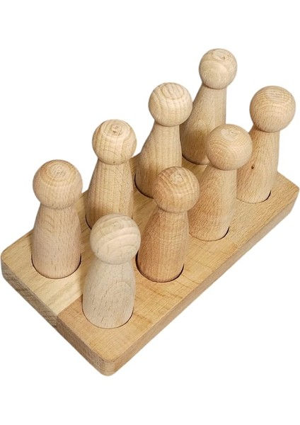 El Yapımı Peg Bebek ( 8'li ) ve Alt Tabla indirimleri