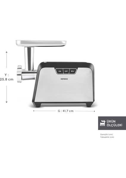 Inox Kıyma Makinesi 2000W fiyatları