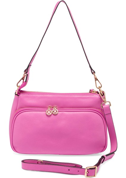 Pembe Deri Kadın Çapraz Askılı Çanta - S25Y1BC78872-H68 modelleri