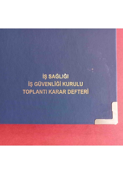 Iş Sağlığı Iş Güvenliği Toplantı Kurul Karar Defteri fiyatları