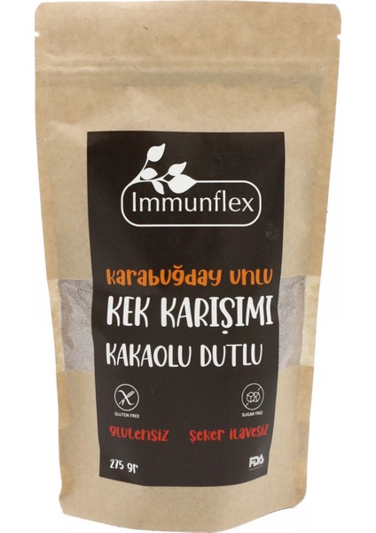 Karabuğday Unlu Kek Karışımı Kakaolu Dutlu