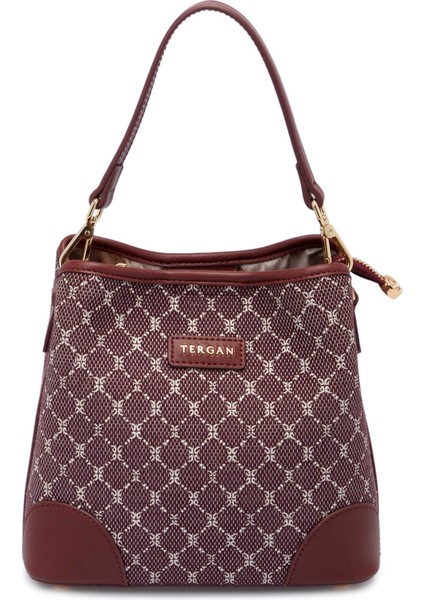 Bordo Tekstil Kadın Omuz Çantası - S25K1TWC0710-V6K
