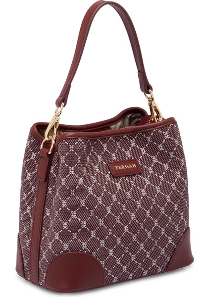 Bordo Tekstil Kadın Omuz Çantası - S25K1TWC0710-V6K fiyatları