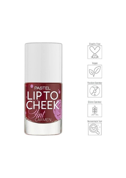 Lip To Cheek Tint Carmen – Dudak ve Yanaklar Için Doğal Renk Veren Likit Allık & Ruj fiyatları