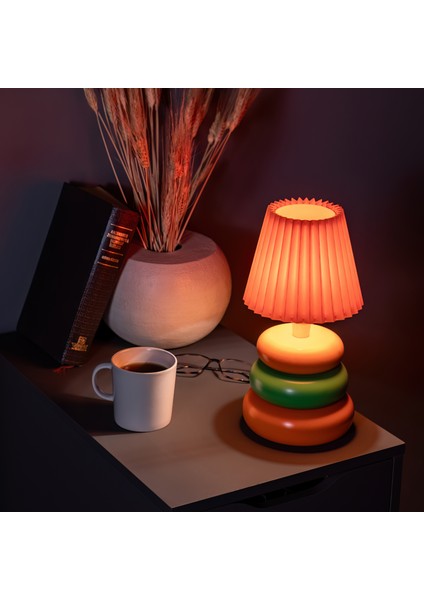 Little Lollies No:8 Renkli Masaüstü Aydınlatma - El Yapımı, Pirinç Detaylı fiyatları