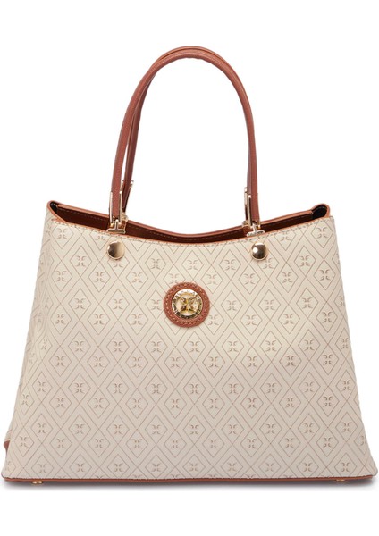 Bej Print Kadın Omuz Çantası - S25K1PR09185-S7G