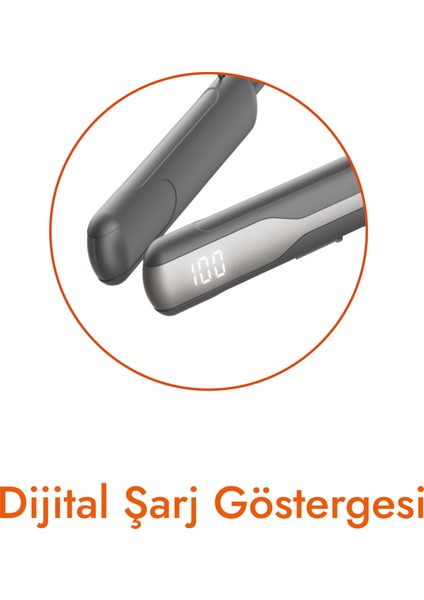 Turco Boyundan Askılı Bluetooth Kulaklık — iPhone 17 Pro / 17 Pro Max / 16 (600 Saat Kesintisiz Performans) modelleri