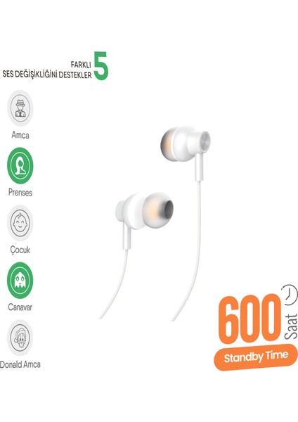 iPhone 11 Uyumlu Turco Bluetooth Kulaklık 600 Saat fiyatları