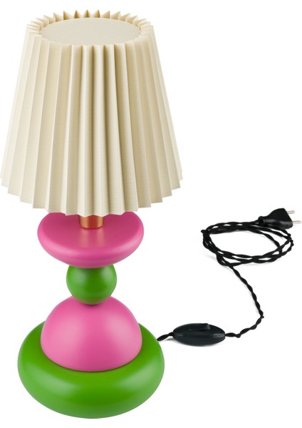 Little Lollies No:10 Renkli Masaüstü Aydınlatma - El Yapımı, Pirinç Detaylı modelleri