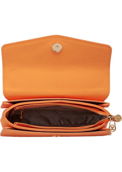 Turuncu Print Kadın Omuz Çantası - S25Y1PR09176-V3F fırsatları