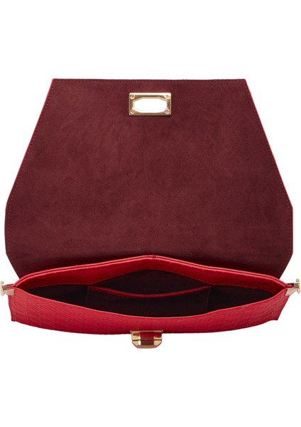 Kırmızı Print Kadın Omuz Çantası - S25K1PR09187-S4R fırsatları