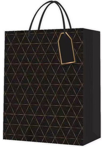 çınar ticaret desenli siyah küçük karton çanta modelleri