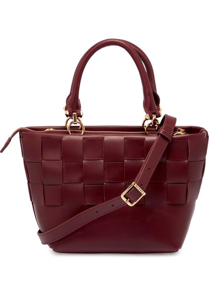 Bordo Deri Kadın El Çantası - S25Y1BC80408-X31 modelleri