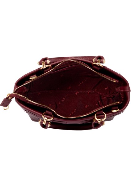 Bordo Deri Kadın El Çantası - S25Y1BC80408-X31 fırsatları