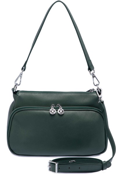 Yeşil Deri Kadın Çapraz Askılı Çanta - S25Y1BC78872-J0B modelleri