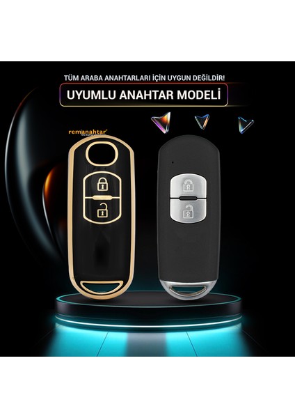 Cx-5 2 Buton Smart Nano Anahtar Kılıfı - Siyah fiyatları