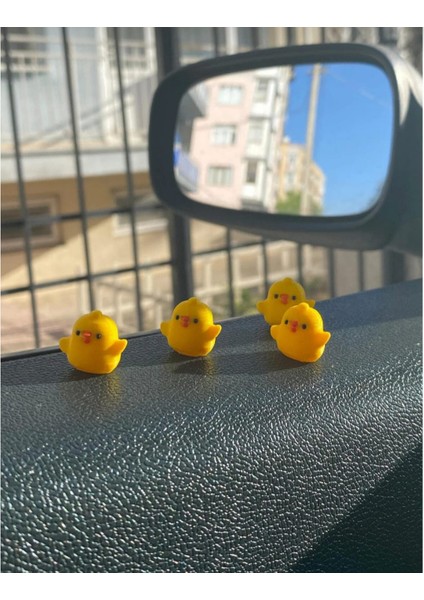 Mini Civciv Araç Içi Süsü, Masa Dekoru, Tatlı Dekor, Klima Süsü, Minik Dekor, Göğüs Süsü 2 Adet fırsatları