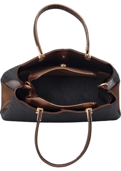 Bronz Print Kadın Omuz Çantası - S25K1PR09185-R7P fırsatları