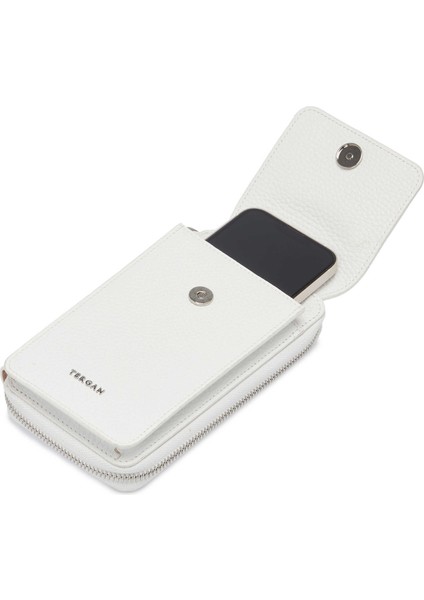 Beyaz Deri Kadın Omuz Çantası - S25Y1BC80438-B69 modelleri