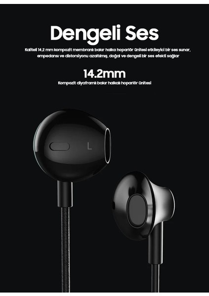 450 Saat Boyundan Askılı Bluetooth Kulaklık — iPhone 14 Pro / 11 Pro Max / Xs (Günlük Ses Koruma)