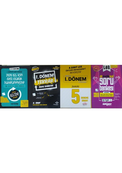 Ankara Yayıncılık+Editör+Tambilgi+Fikri Bilim Lgs 1. Dönem Soru Bankası 4 Lü Spru Bankası