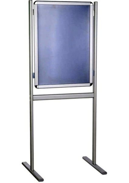 B1 70X100 cm Yüksek Alüminyum Çift Iki Taraflı Mobil Kaldırım Reklam Poster Pano