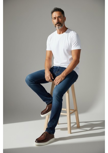 Premium Kalite Hakiki Deri Erkek Sneaker Sisley Model - Ultra Konfor Taban