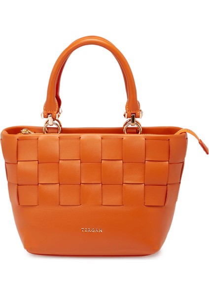 Turuncu Deri Kadın El Çantası - S25Y1BC80408-T6T fiyatları