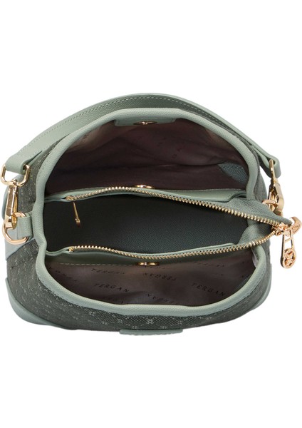 Yeşil Tekstil Kadın Omuz Çantası - S25K1TWC0710-T5I fırsatları