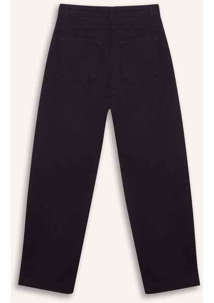 Carrot Fit Gabardin Pantolon Normal Bel E5963AX25SP