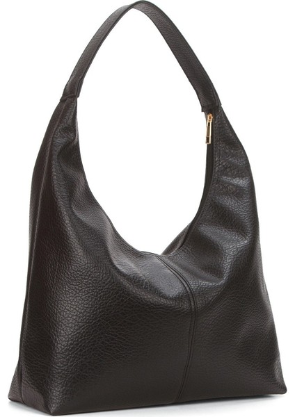 Kadın 2'li Çanta Paketi Siyah ve Acı Kahverengi Salaş Yumuşak Dokulu Büyük Boy Omuz ve Tote Çanta indirimleri