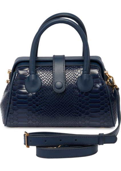 Lacivert Deri Kadın Omuz Çantası - S25Y1BC80442-D6J modelleri