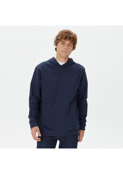 Erkek Lacivert Standart Fit Sweatshirt