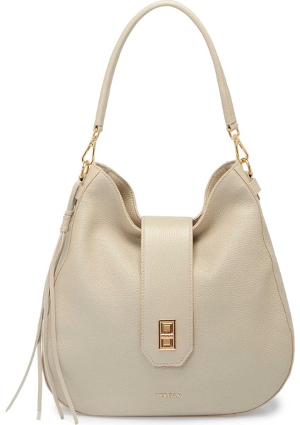 Bej Deri Kadın Omuz Çantası - S25Y1BC80433-B19