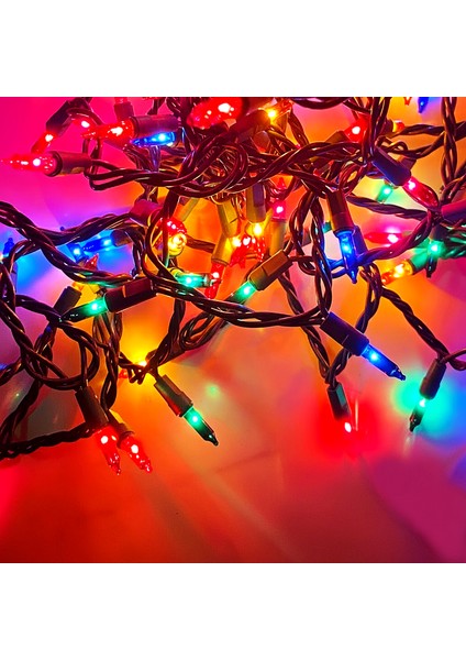 Kablolu Renkli Fişli Işık 32 Ampül 2,5 mt (EMFR-8815)
