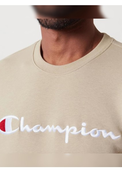 Heavy Spring Terry Kumaş Bisiklet Yaka Sweatshirt, Erkek fiyatları