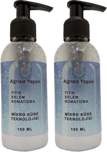 Ağrısızyaşam Jeli: 2 Adet Mikro Küre Teknolojisi 150 ml Jel