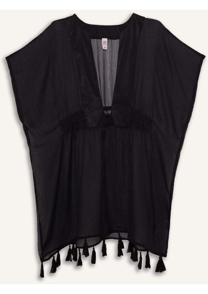 Beyaz Şifon Kimono-Fall in Love