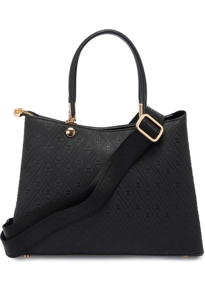 Siyah Print Kadın Omuz Çantası - S25K1PR09185-R0P modelleri