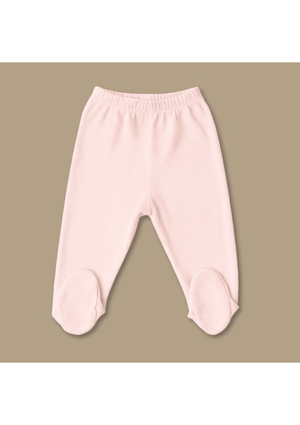 Tavşan Desenli Isme Özel Nakışlı Krem Pembe 5 Li Yenidoğan Hastane Çıkış Bebek Takımı indirimleri