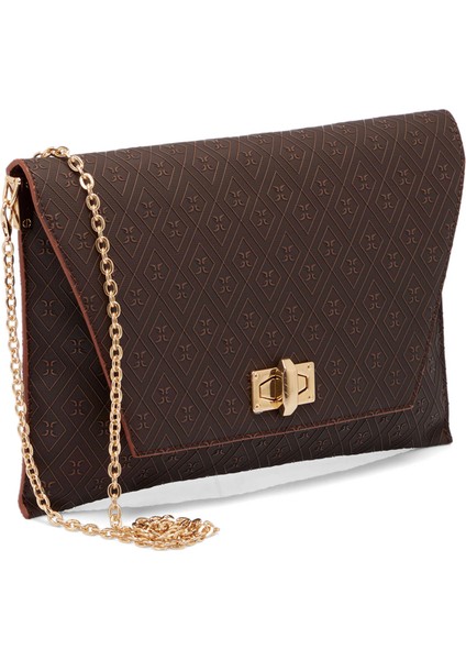 Kahverengi Print Kadın Omuz Çantası - S25K1PR09187-R1P fiyatları