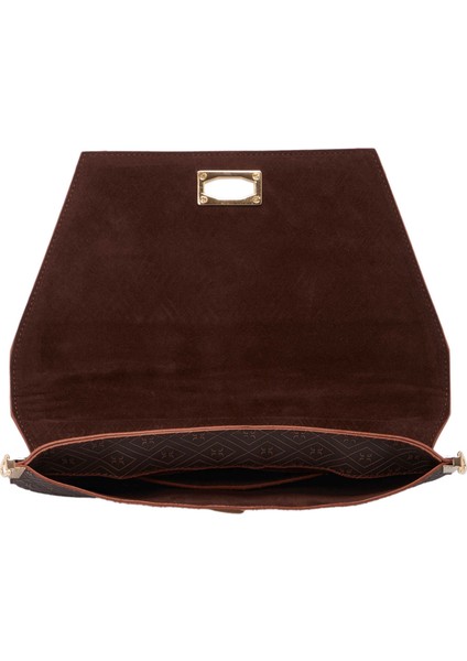 Kahverengi Print Kadın Omuz Çantası - S25K1PR09187-R1P fırsatları