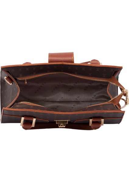 Kahverengi Print Kadın Omuz Çantası - S25K1PR09184-T4J fırsatları