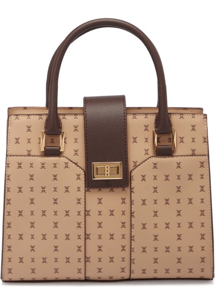 Bej Print Kadın Omuz Çantası - S25K1PR09184-T2E
