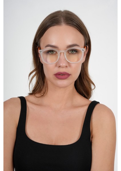 1065 C202 49 Olivier Philippe Mavi Işık Koruyucu Gözlük