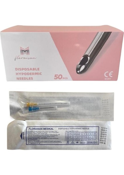 Dolgu Kanülü 25 G 50 mm 50 Adet /1 Kutu