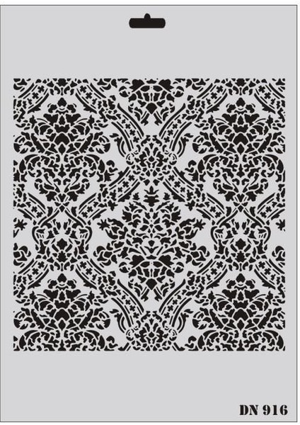 çınar ticaret rich dantel seri dn-916 stencil 35x25 cm