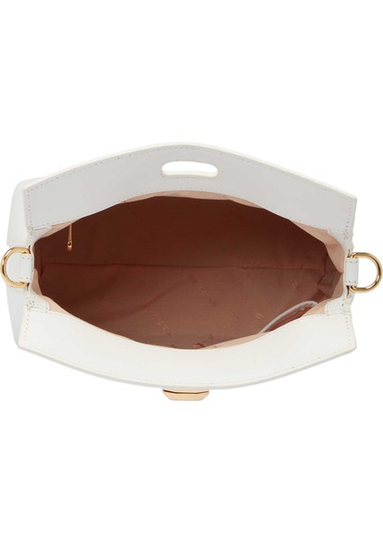 Beyaz Deri Kadın El Çantası - S25Y1BC80407-D0A fırsatları